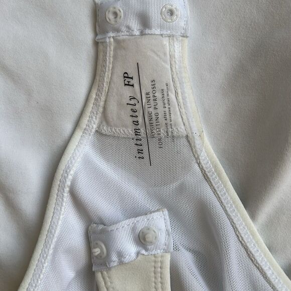 Free People Intimately FP Bodysuit In White, NWT, see measurements for size. - Picture 10 of 11